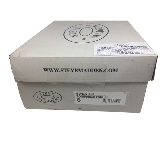 Women's Steve Madden Sweater Clog Slippers Size 6 with Box - Picture 12 of 13